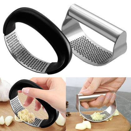 Stainless Garlic Press Manual Garlic Press Device Kitchen